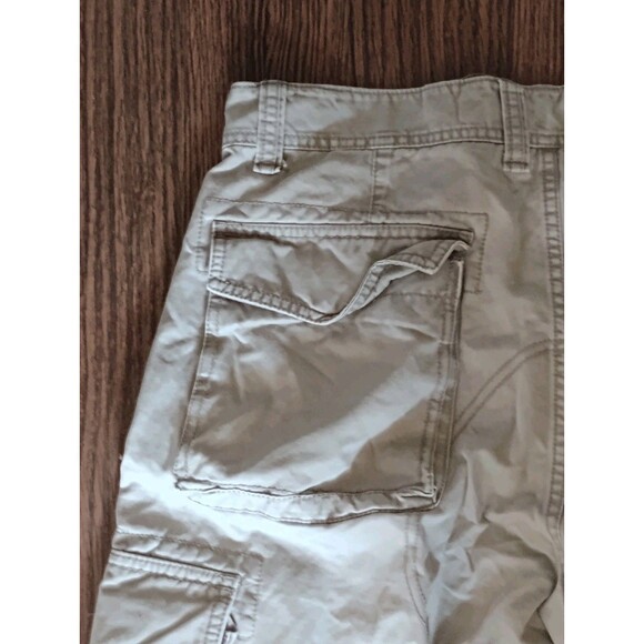 Old Navy Cargo Shorts Mens Size 34 Beige Khaki Cotton Outdoor Hiking Walking - Picture 8 of 12